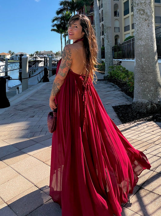 Burgundy Bliss Dress