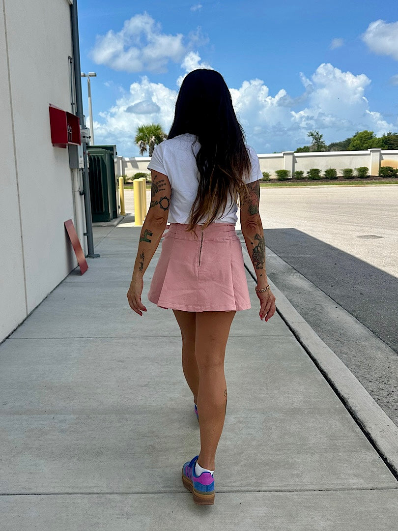 Pink Crush Mini Skirt