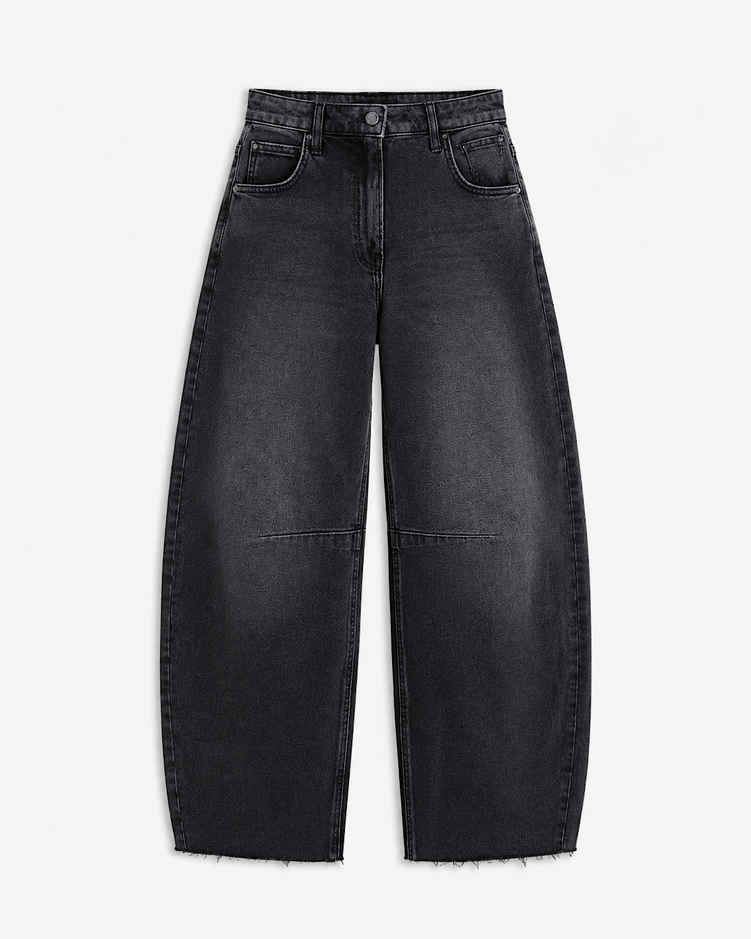 Black Barrel Jeans