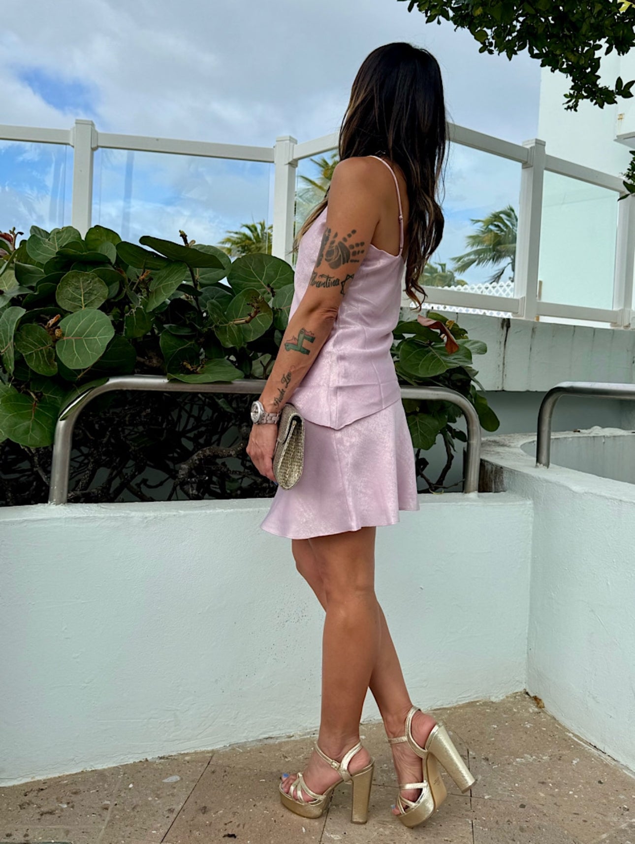 Pink Shimmer Tank