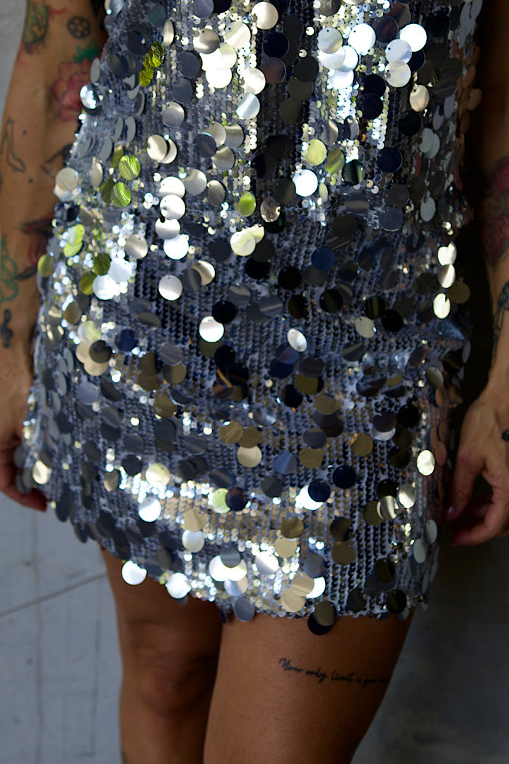 Sequin Dots Skirt