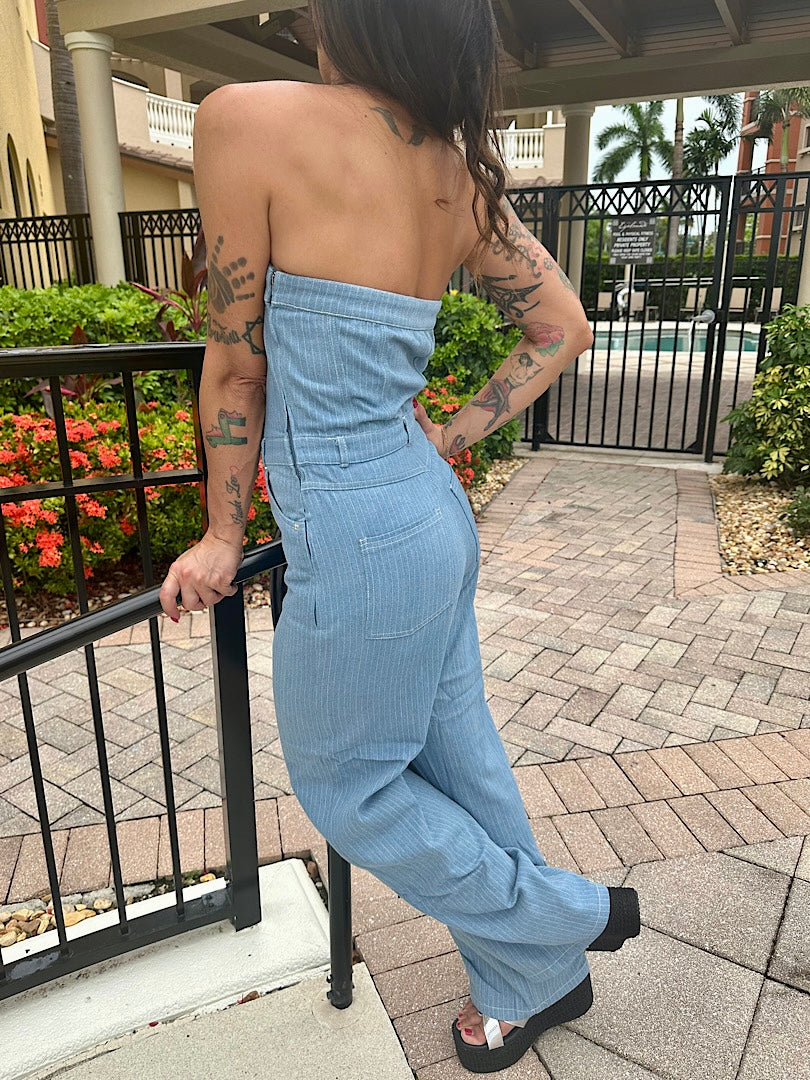 Light Stripe Jumpsuit