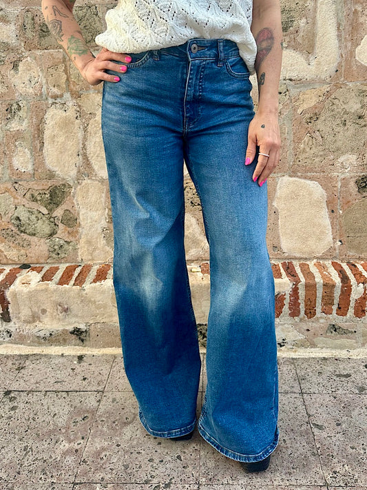 Palazzo Med Blue Denim