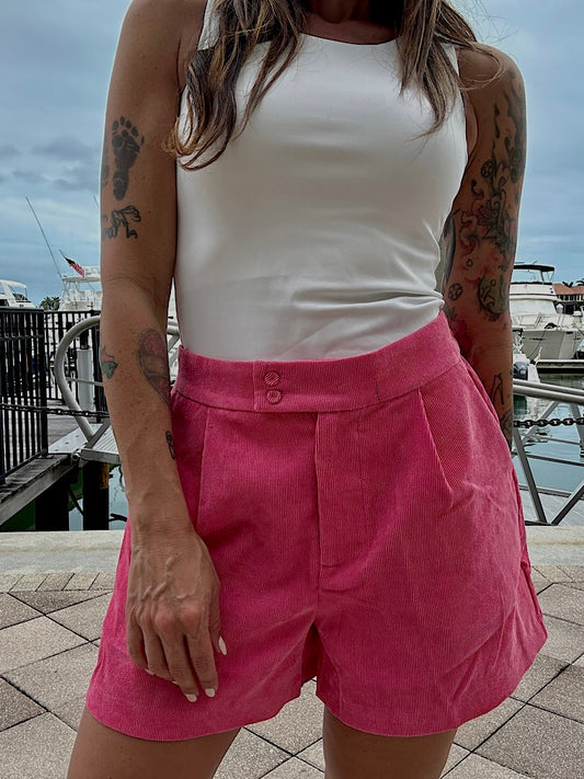 Light Corduroy Shorts