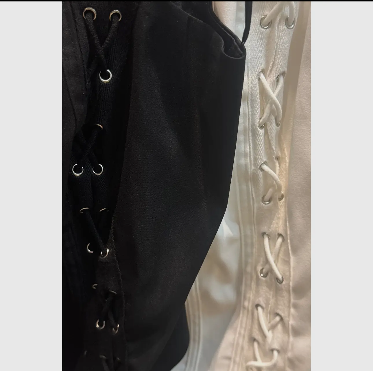 Plus Size Lace Up Corset