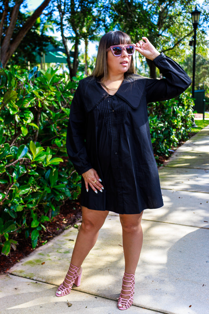 Collared Mini Dress