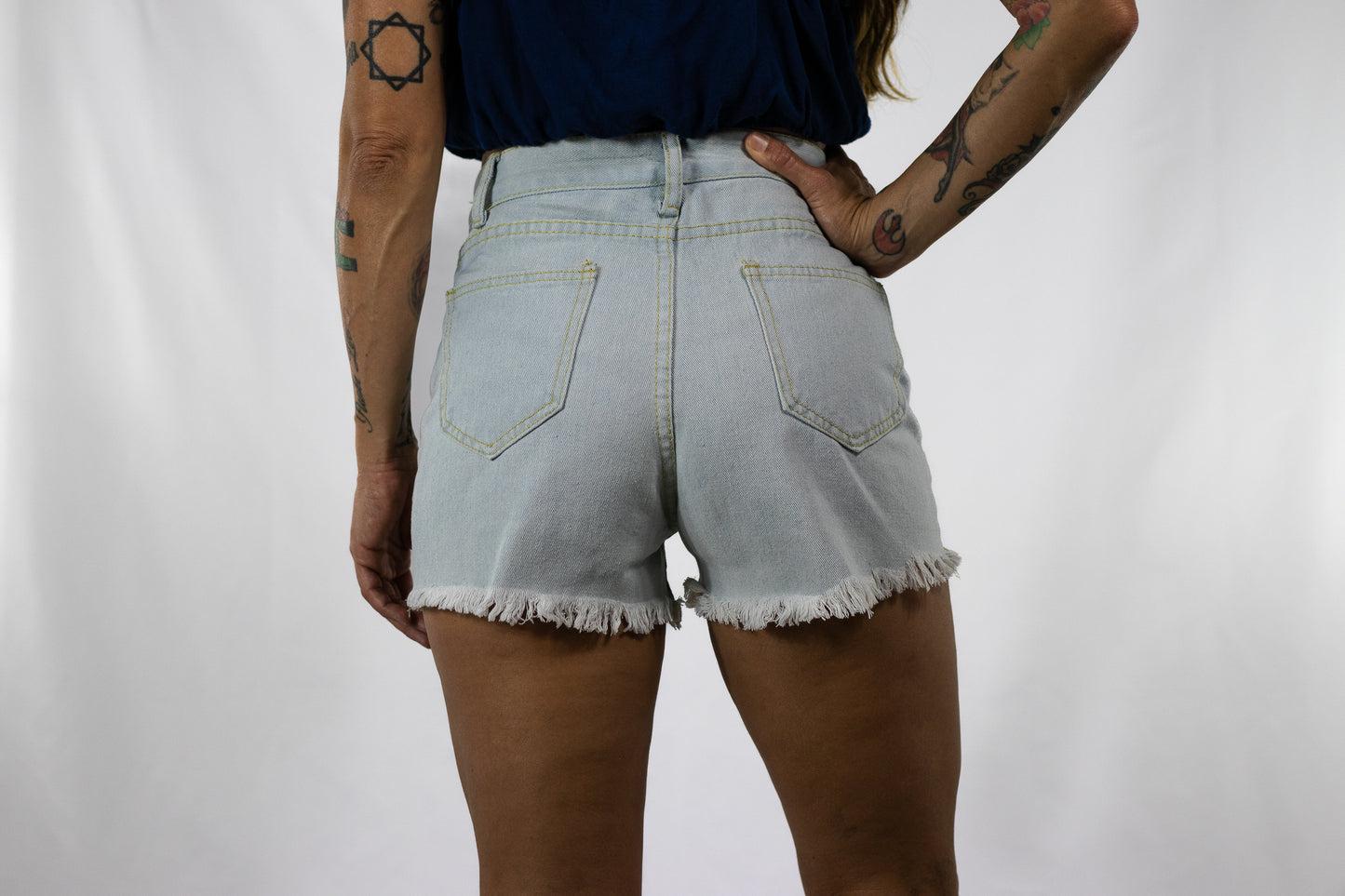 Highwaist Denim Short