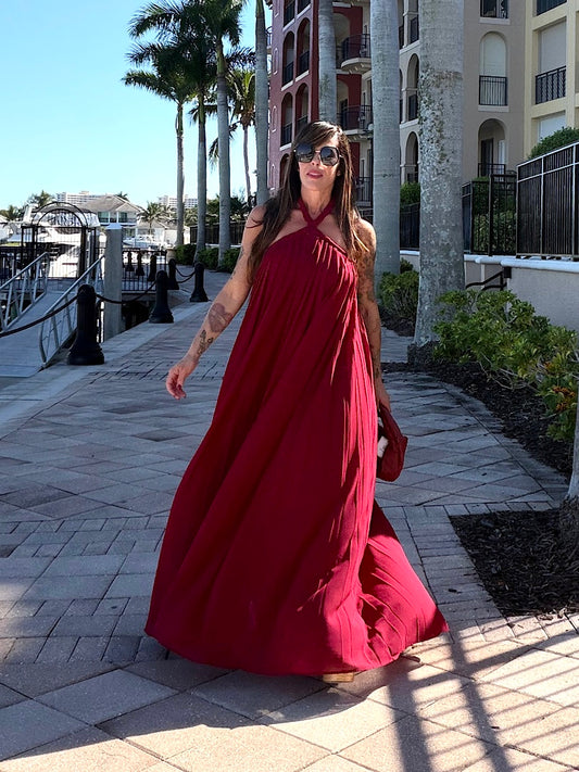 Burgundy Bliss Dress