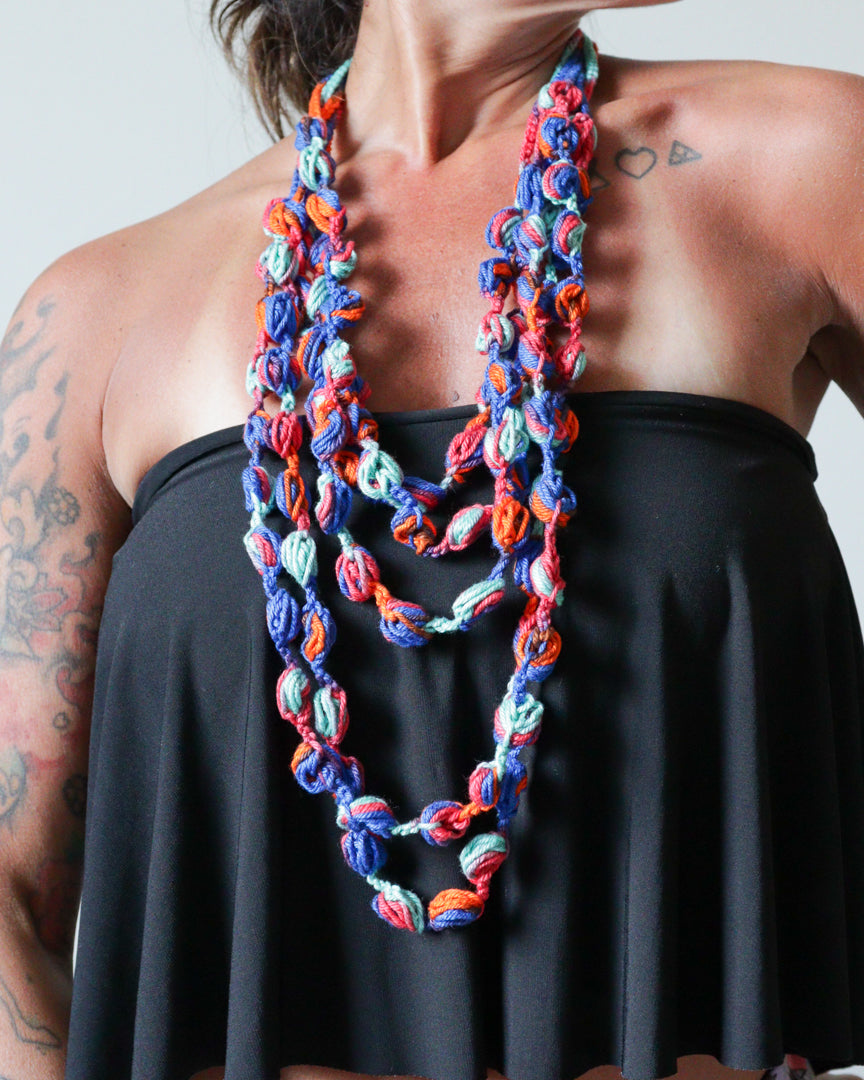 Layered Crochet Necklace