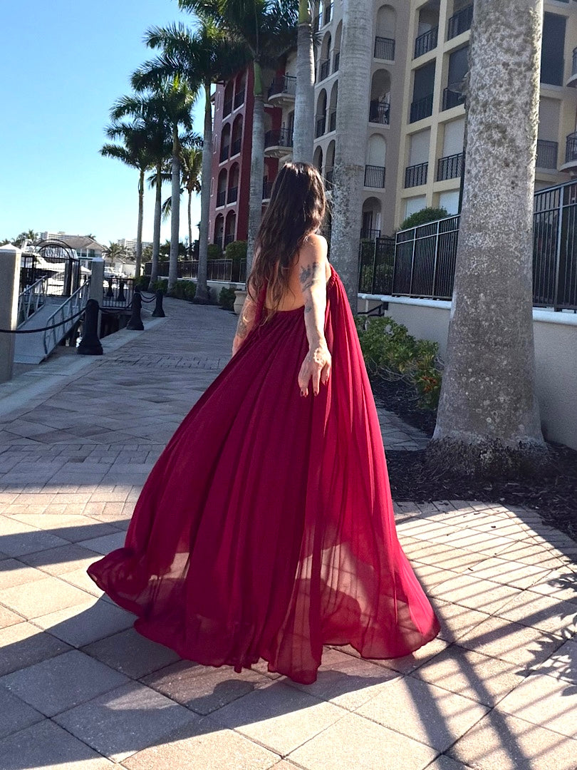 Burgundy Bliss Dress