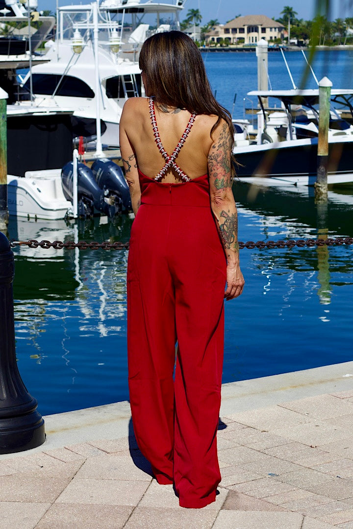 Wine Kiss Jumpsuit