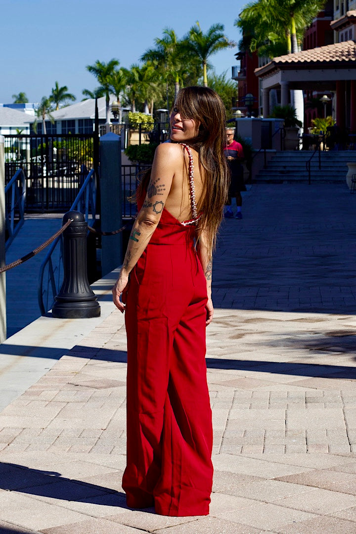 Wine Kiss Jumpsuit