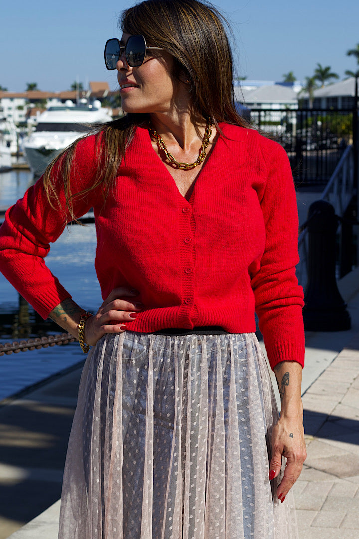 Simply Red Cardigan