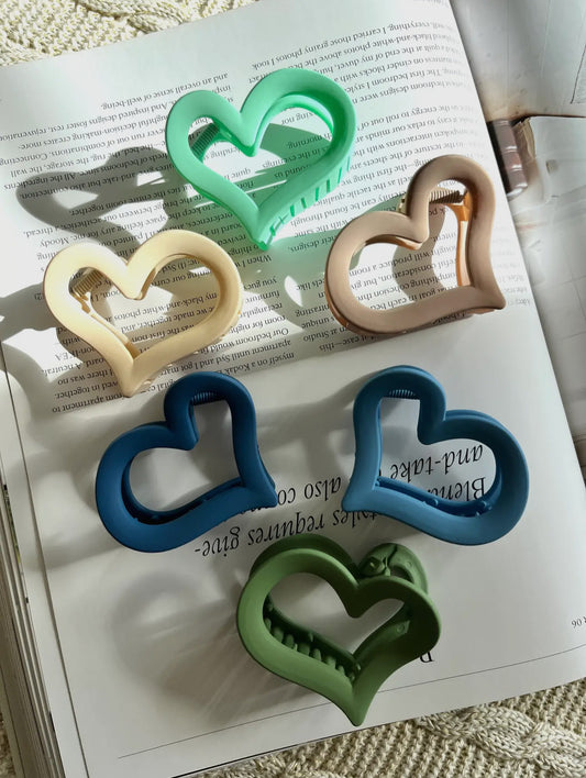 Hearts Claw Clips