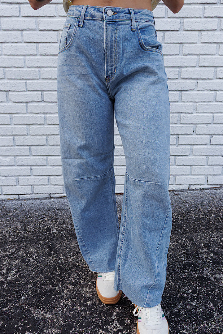 Blue Barrel Jean