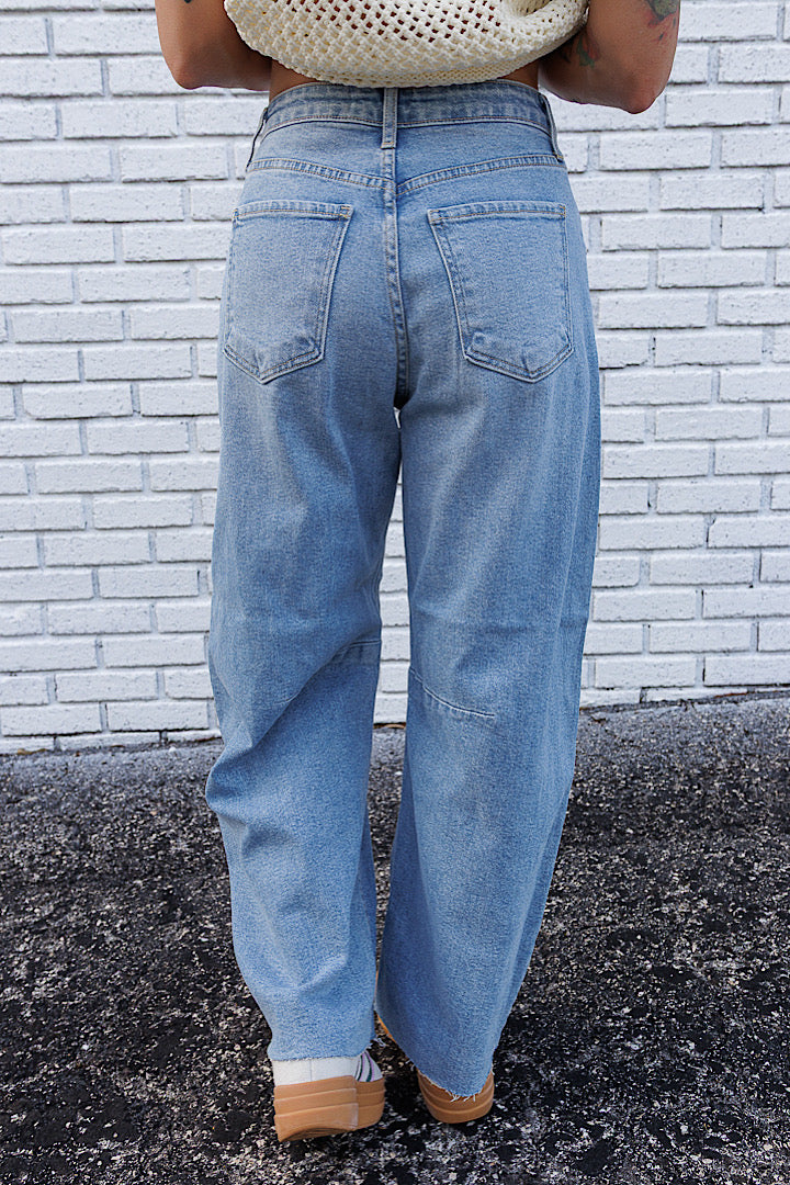 Blue Barrel Jean