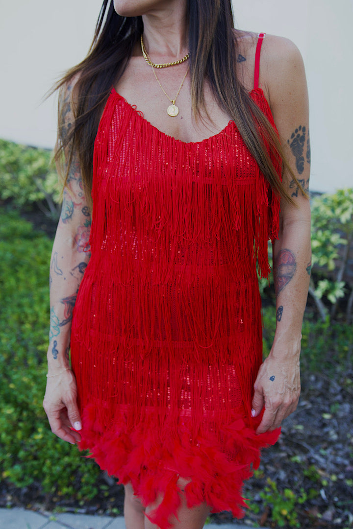 Red Phoenix Dress