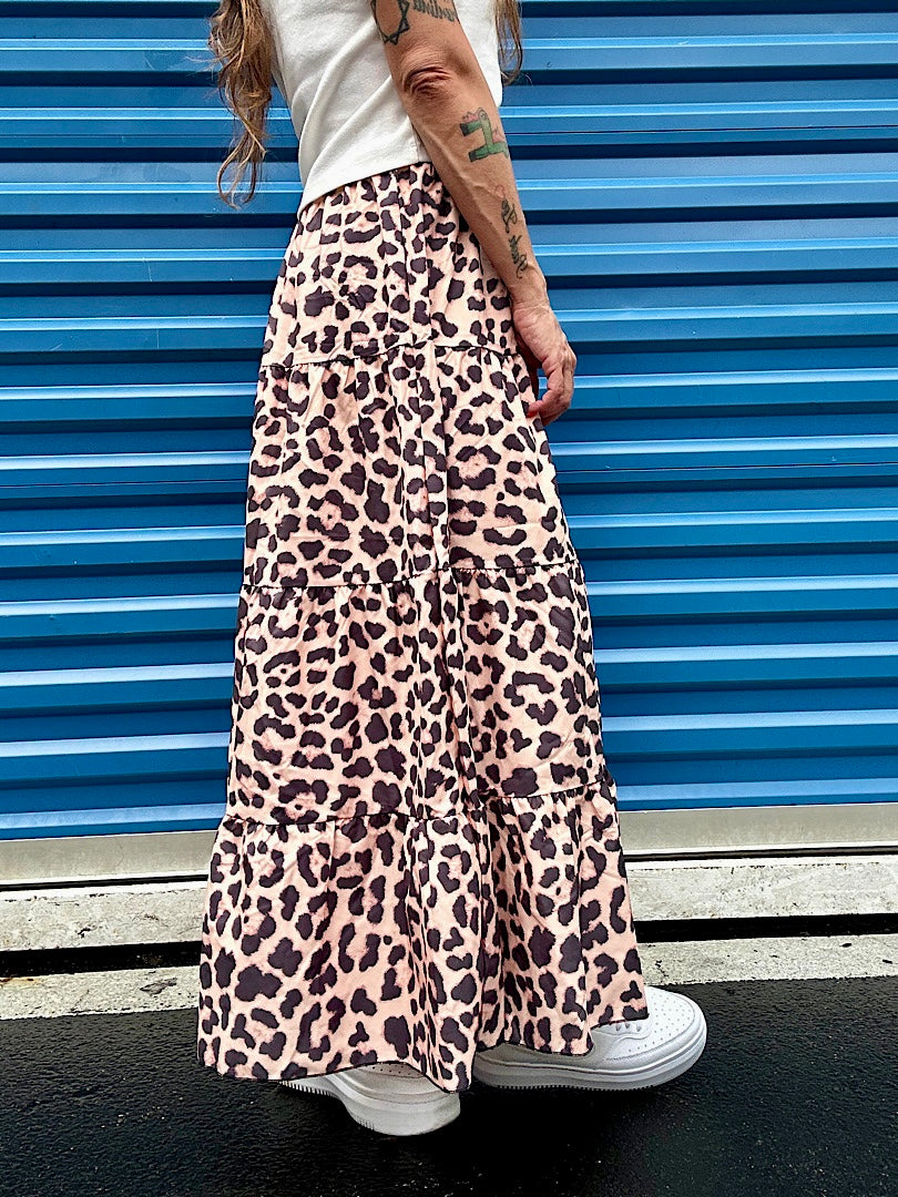 Leopard Rust Skirt