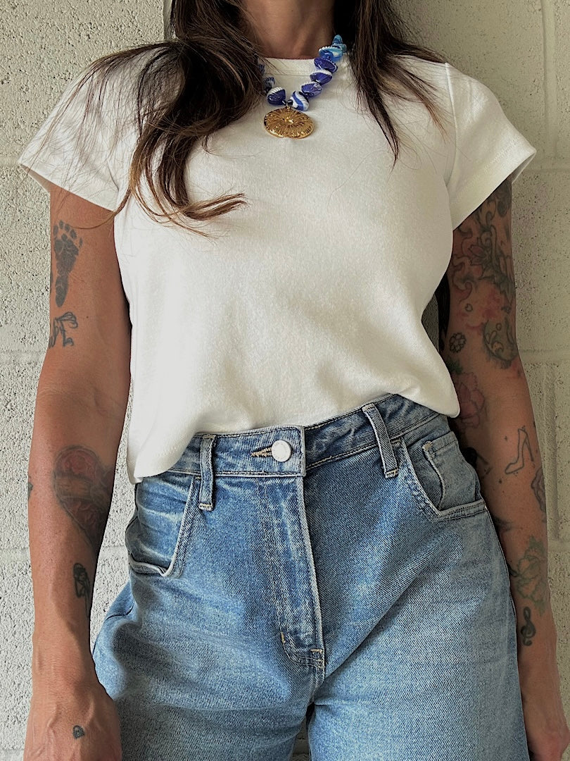 White & Simple Top