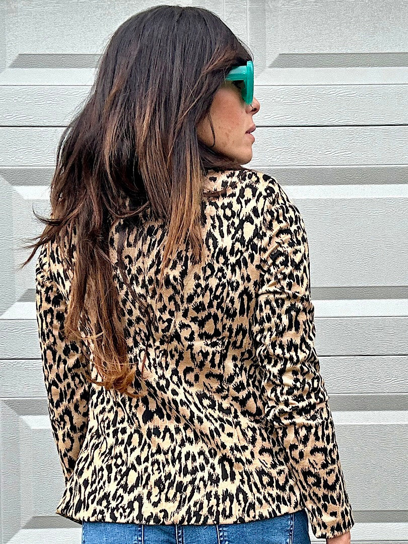 Leopard Blazer