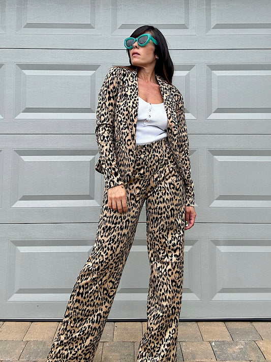 Leopard Trouser Pants