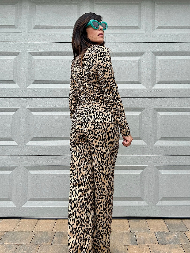 Leopard Trouser Pants