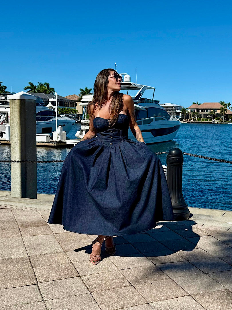 Classic Blue Dress