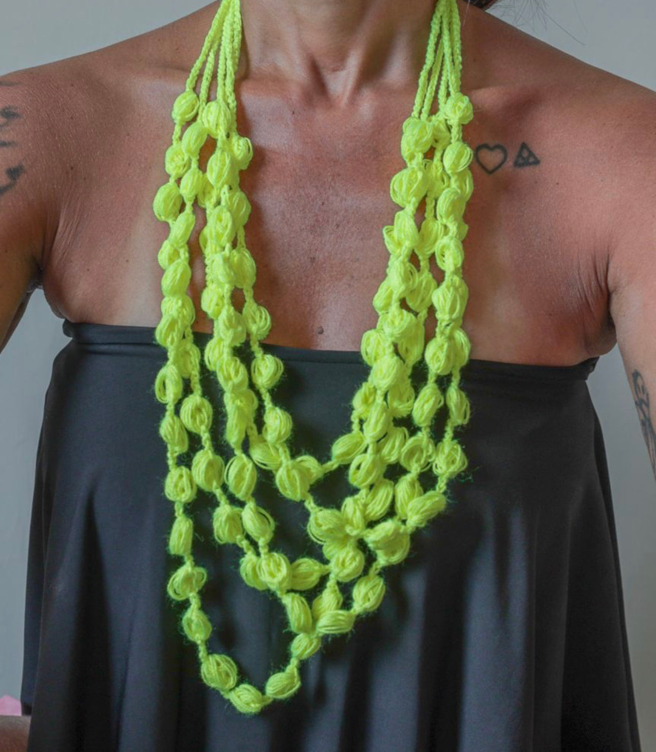 Layered Crochet Necklace