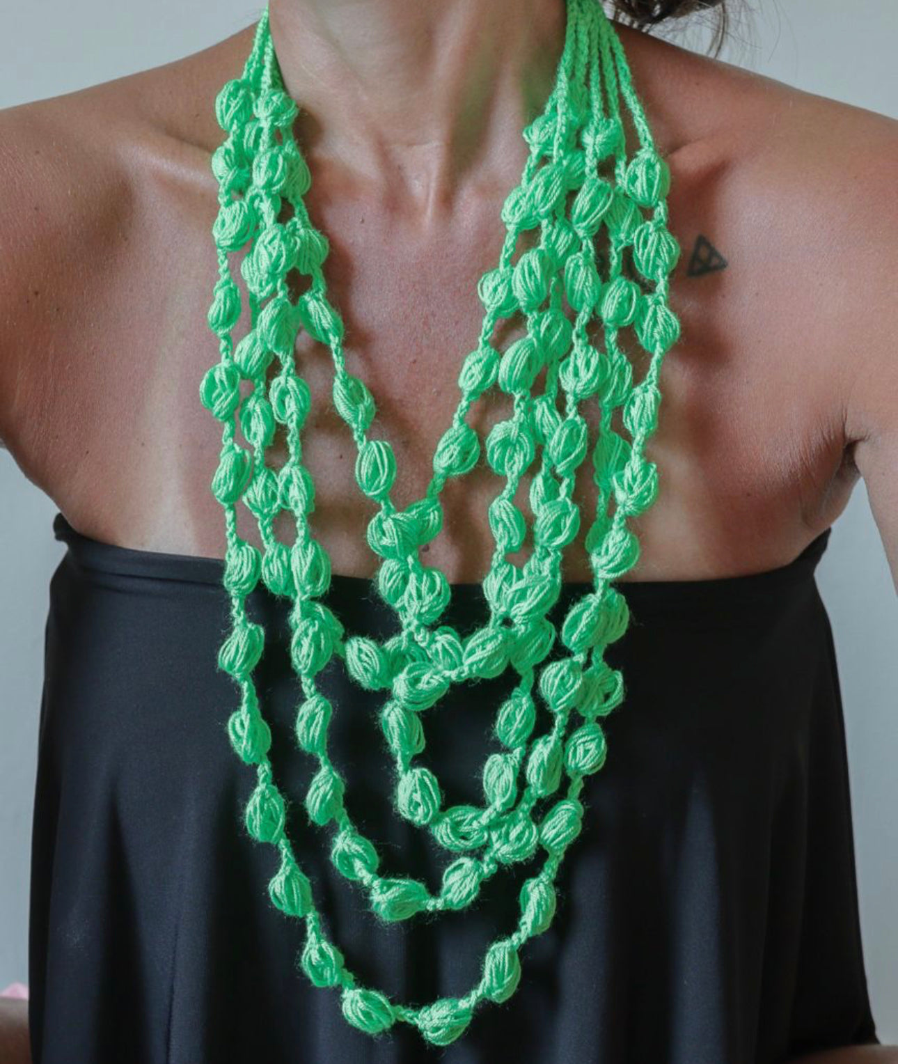 Layered Crochet Necklace