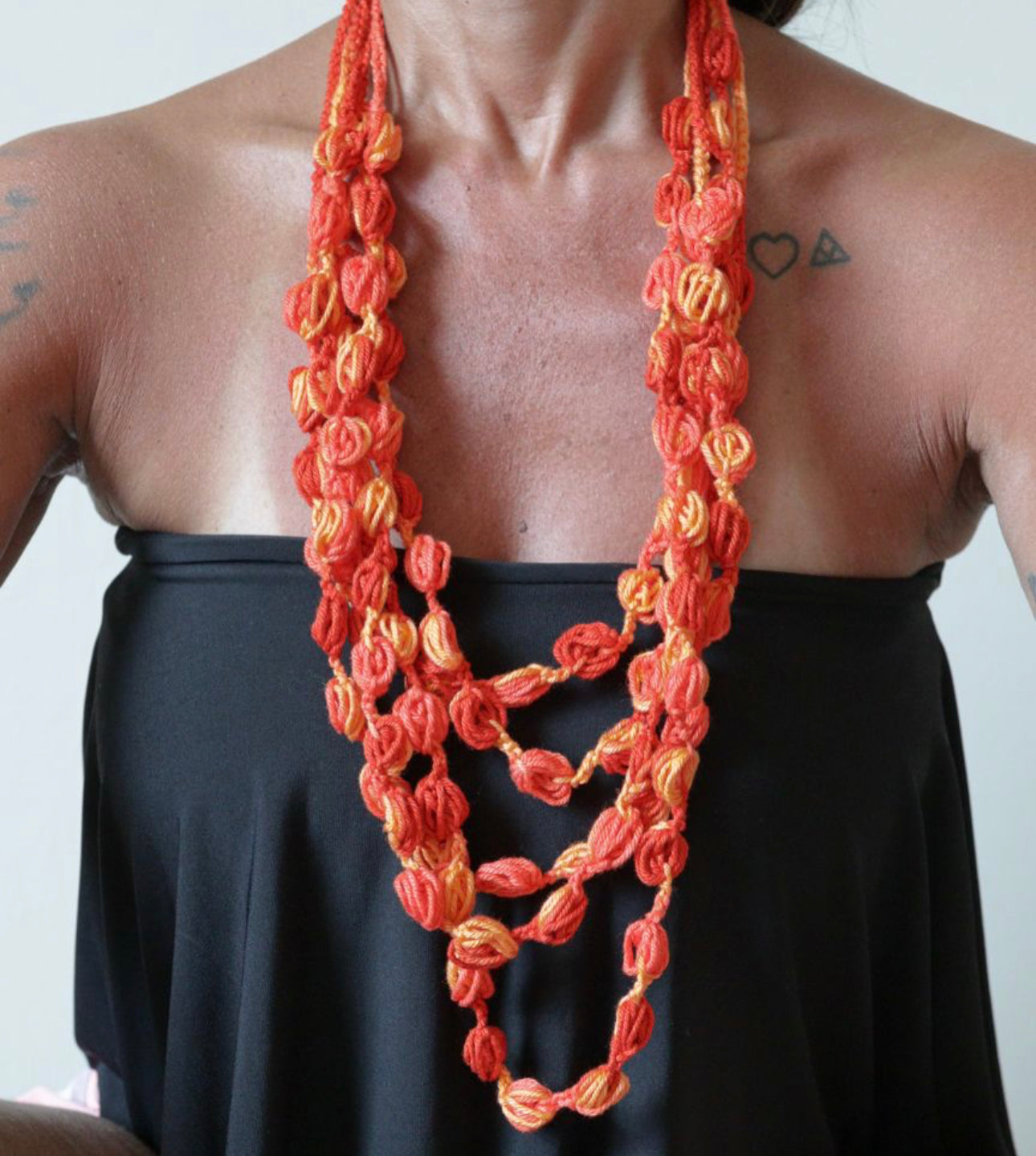 Layered Crochet Necklace