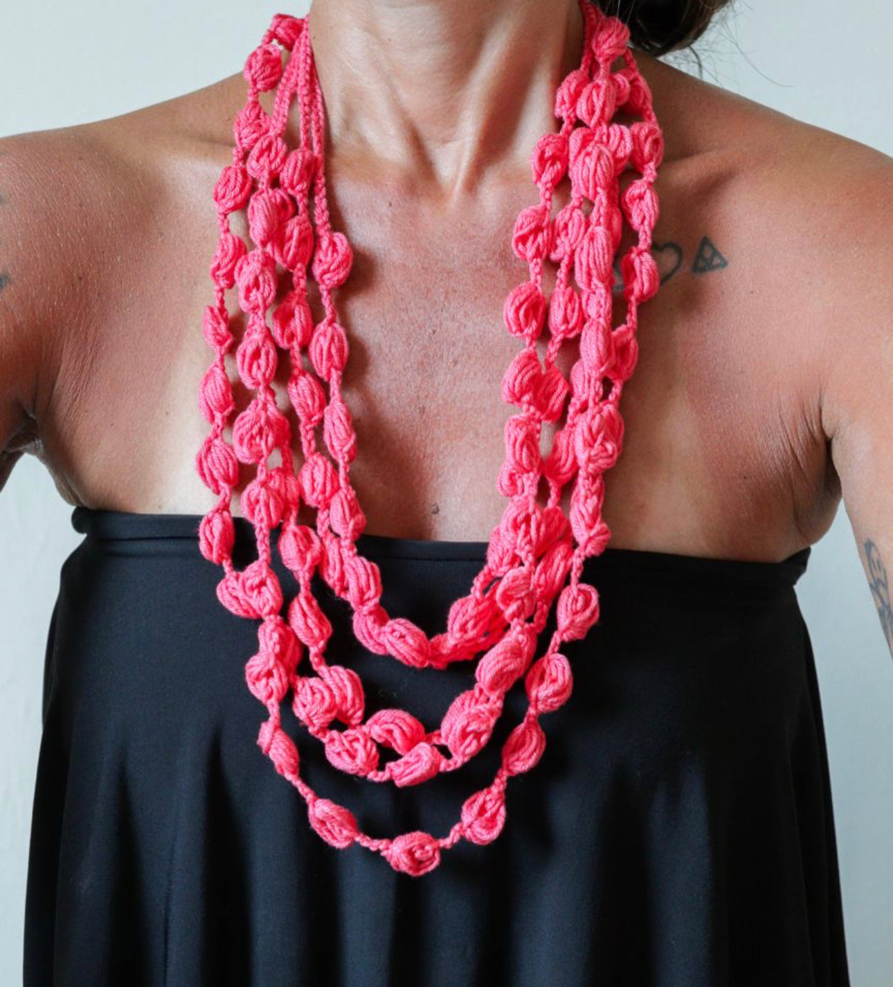 Layered Crochet Necklace