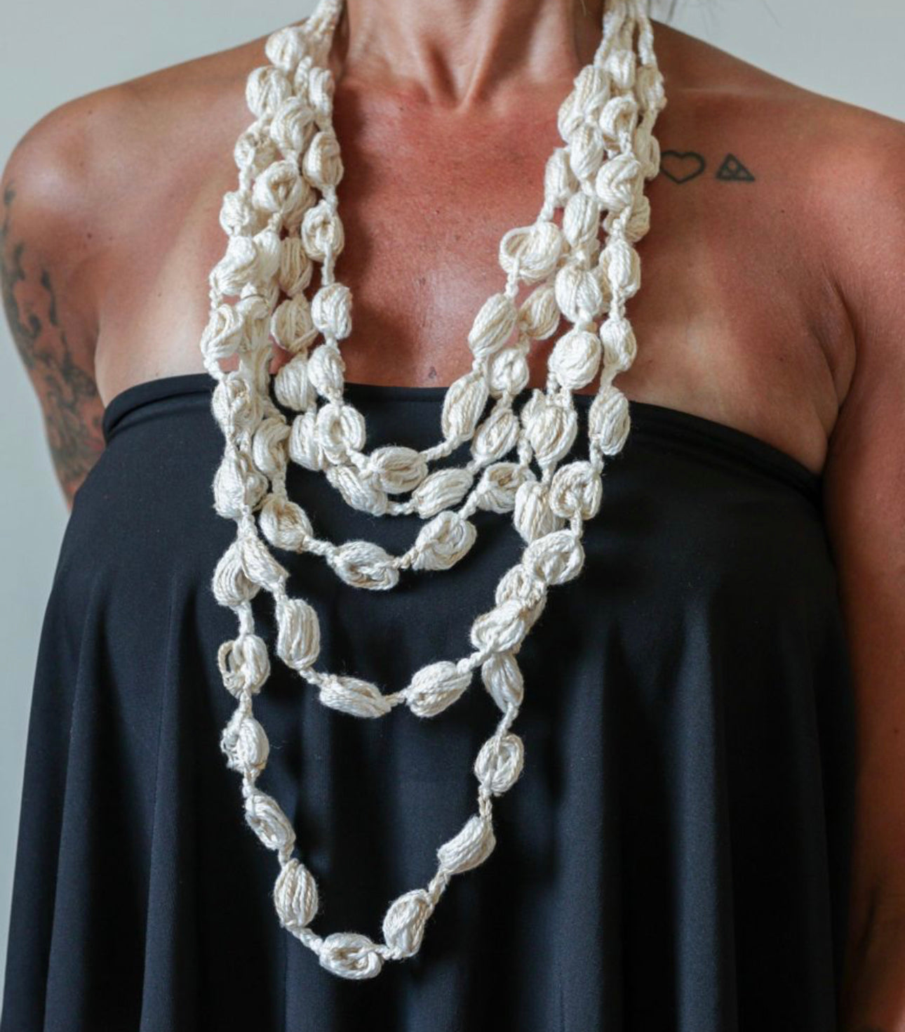 Layered Crochet Necklace