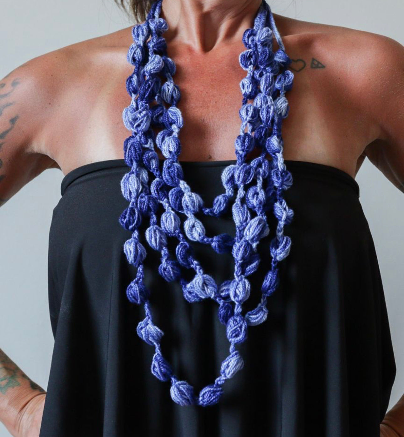 Layered Crochet Necklace