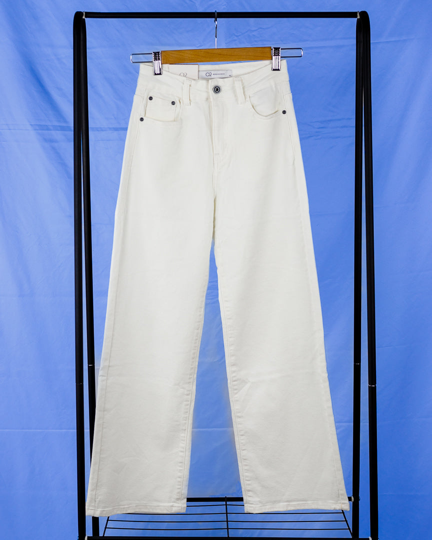 White Wide Leg Jeans